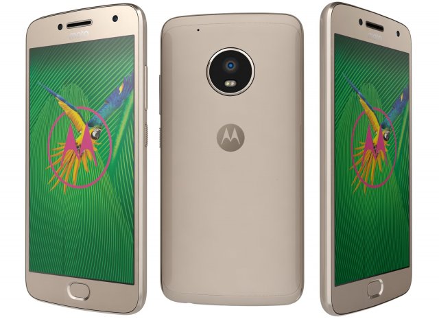 Motorola Moto G5 Plus Fine Gold 3D Model