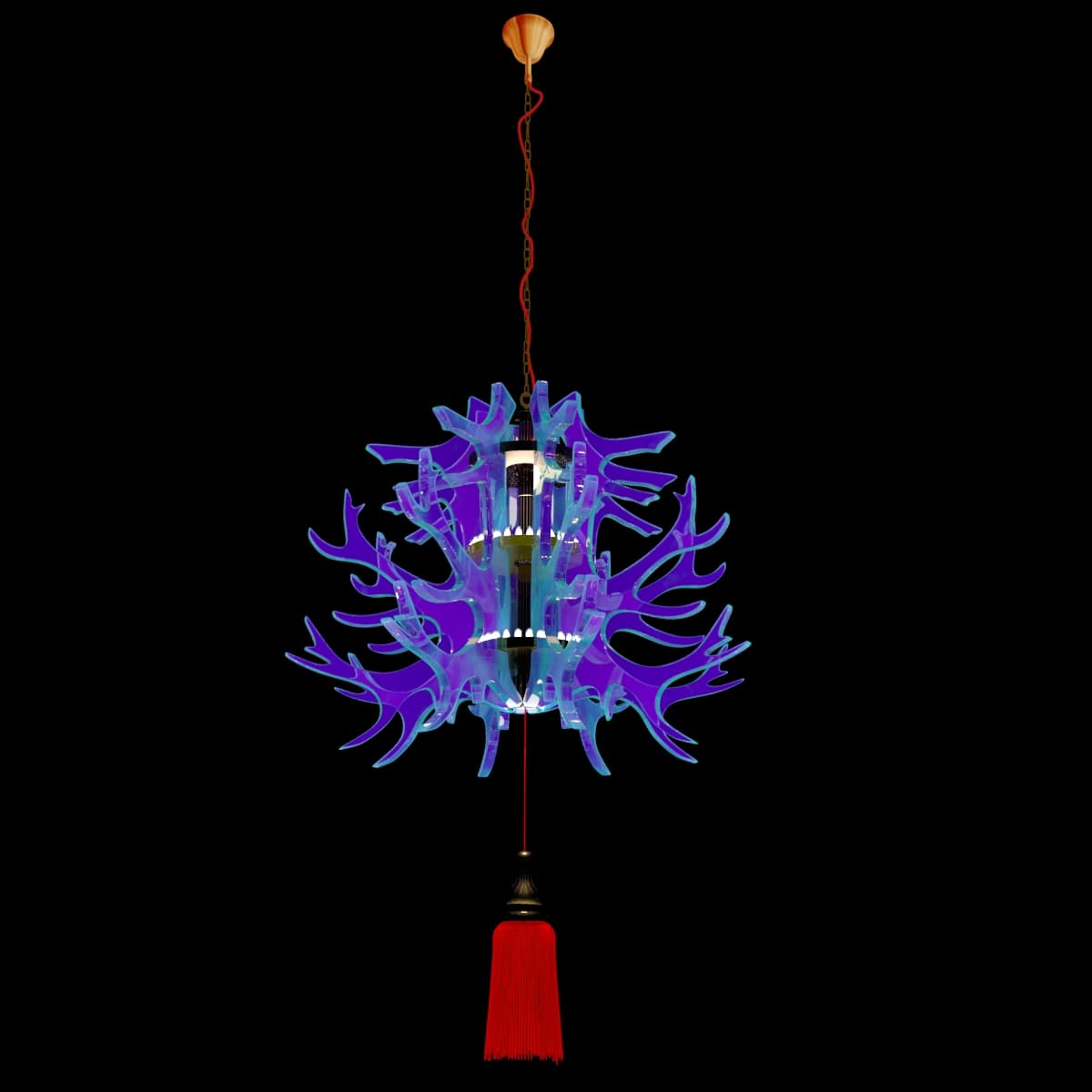 3D model Chinese palace lantern 3D Model