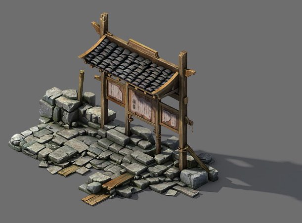 Barracks – bulletin board 3D Model