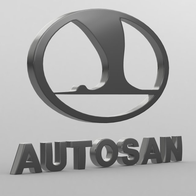 Autosan logo 3D Model