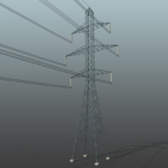 Electric Power Tower #4 3D Model