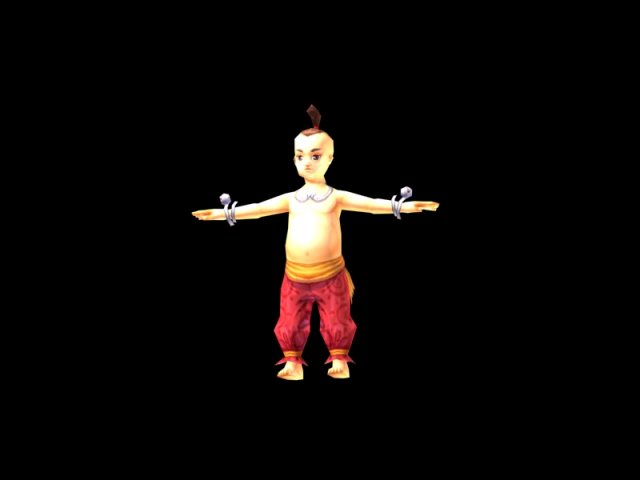 Game Model – Taoist comprehension characters – boy 3D Model