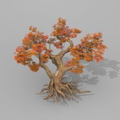 Red tree 3D Model