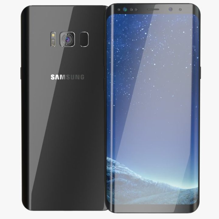 Galaxy S8 Plus Midnight Black 3D Model