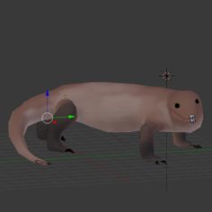 3D rigged komodo dragon 3D Model