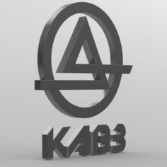 Kavz logo 3D Model