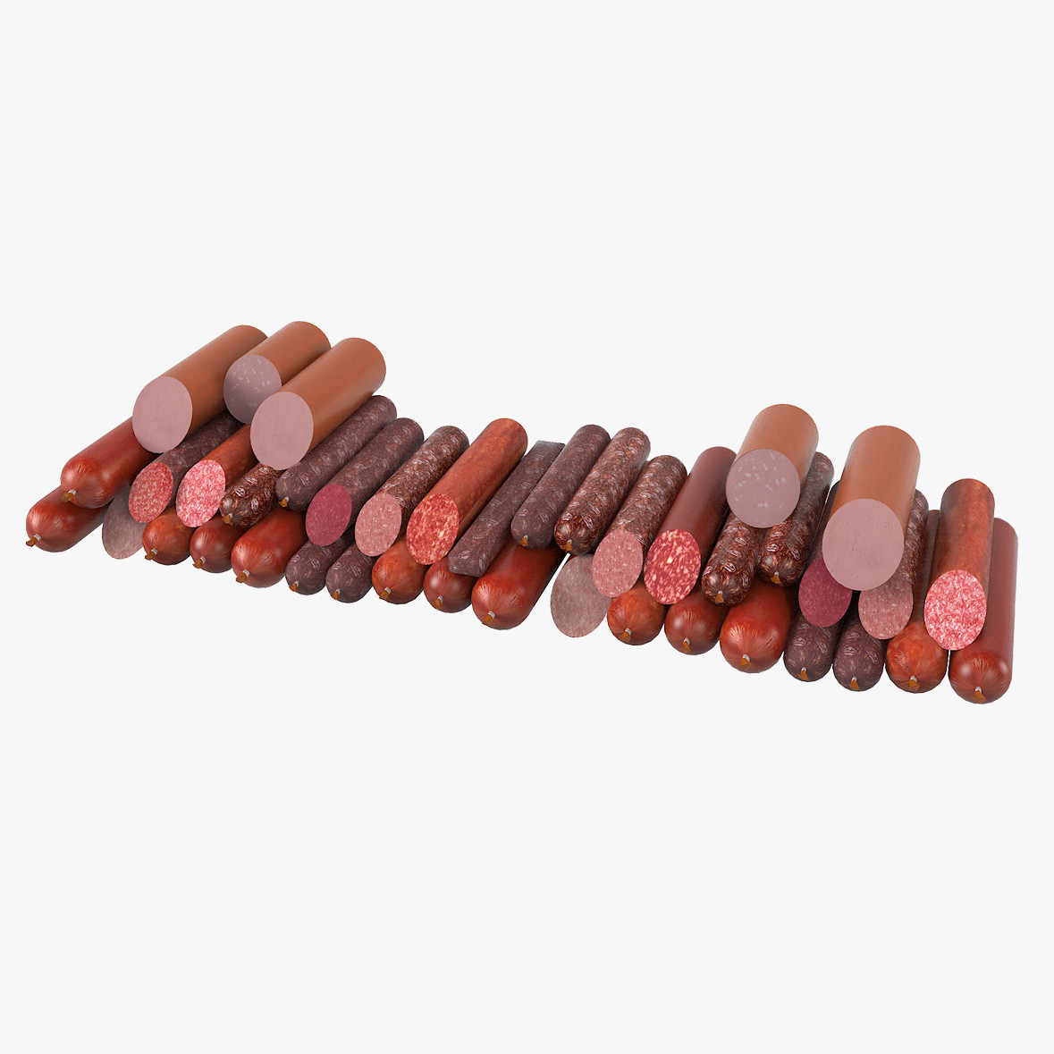Sausage Set 3D Model