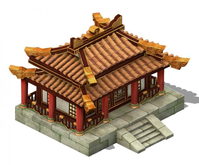 Cartoon Edition – Imperial Palace 3D Model