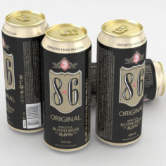 Beer Can Bavaria 86 500ml 3D Model