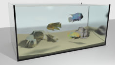 Aquarium 3D model 3D Model