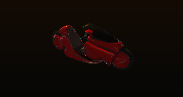 Akira motorbike 3D Model