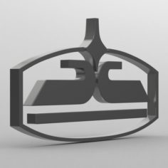 Chaz logo 3D Model