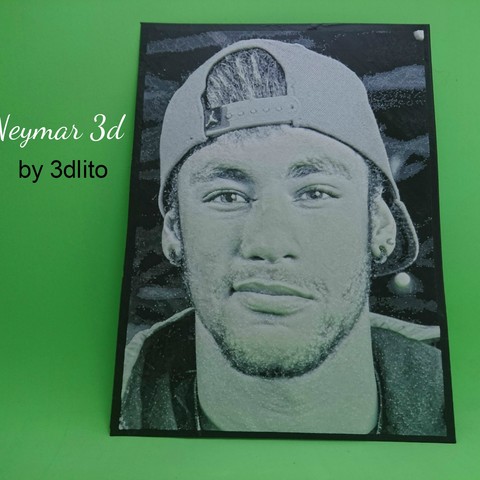 Dibujo 3D Neymar 3D Print Model