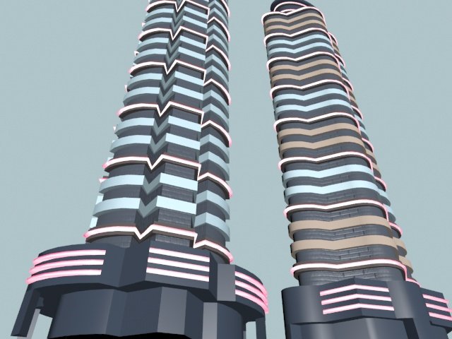 Skyscraper 1 3D Model