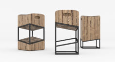 bar stool 3D Model