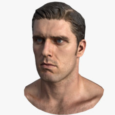 Head Male – DANIEL – Game Res 3D Model