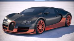 Bugatti Veyron Super Sport 2012-2016 VRAY model 3D Model
