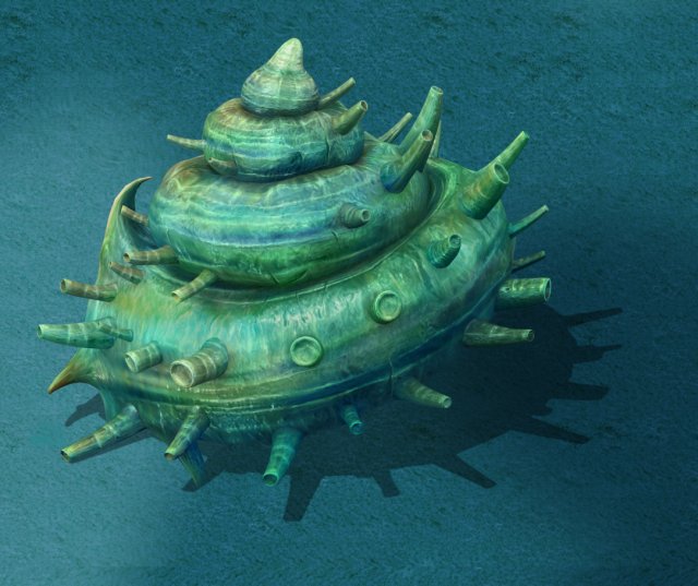 Submarine Cartoon World – Sea King conch 3D Model