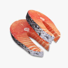 Salmon steaks 3D Model