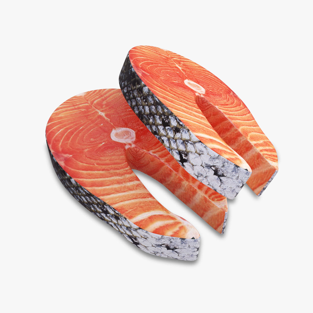 Salmon steaks 3D Model - 3DHunt.co