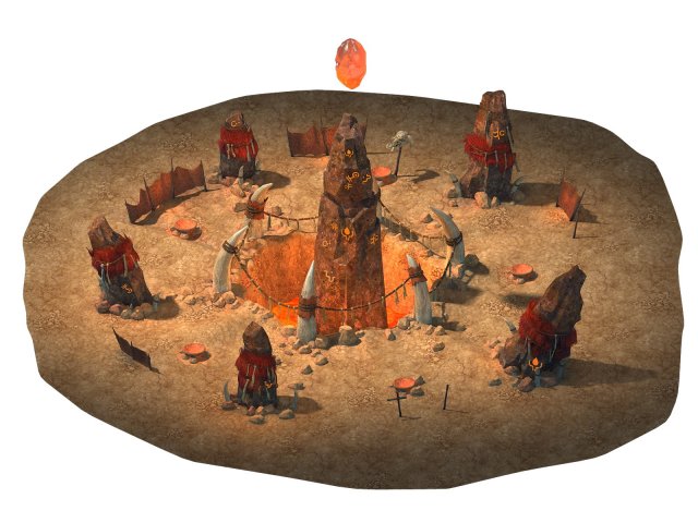 Desert Gobi – Shaman magic array 3D Model