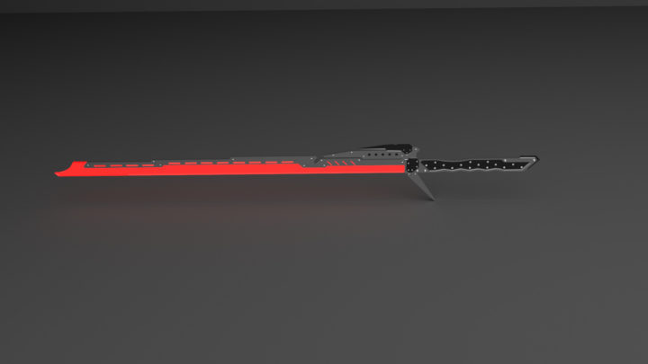 Tech Sword 3D Model