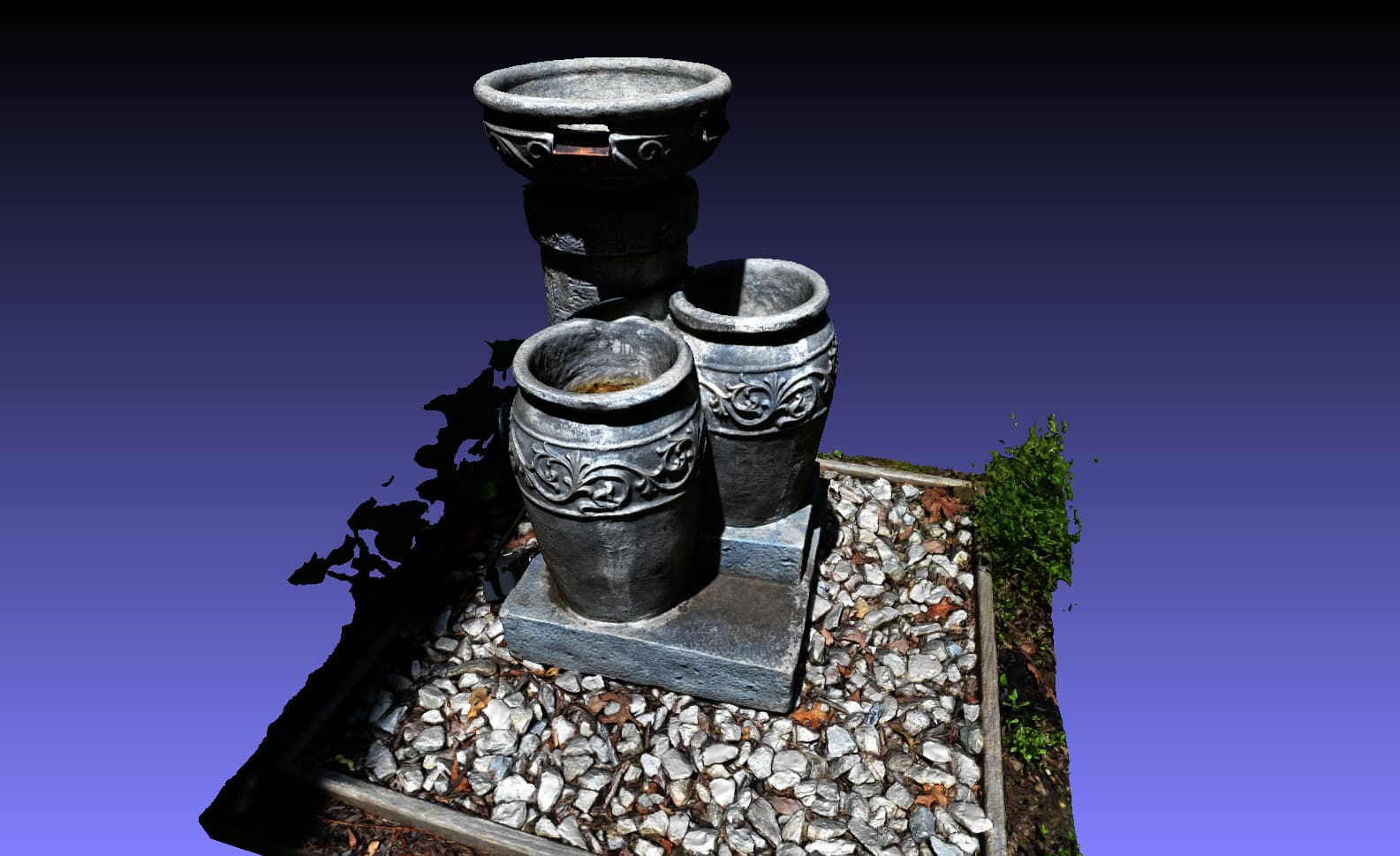 Garden Fountain 3D Model
