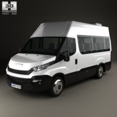 Iveco Daily Minibus 2014 3D Model