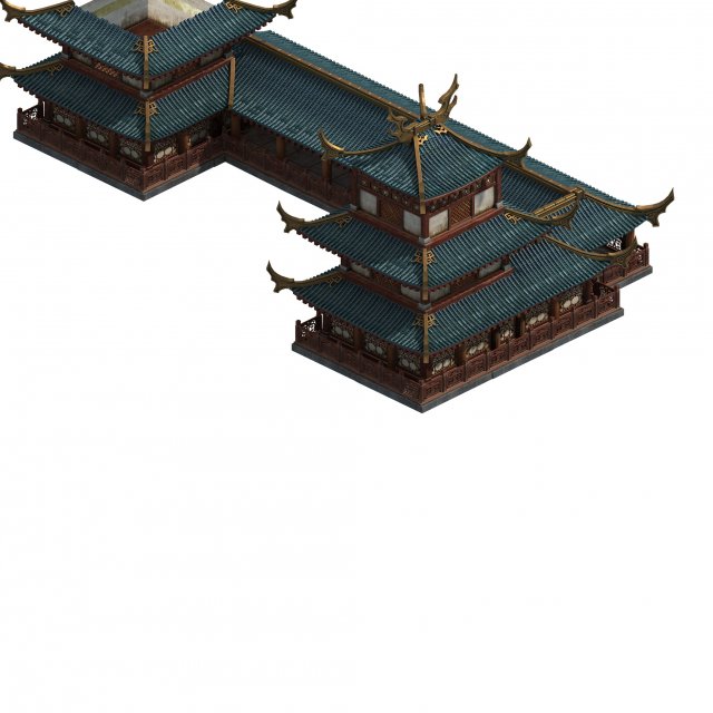 Game Model – Chinese Ancient Architecture 3D Model