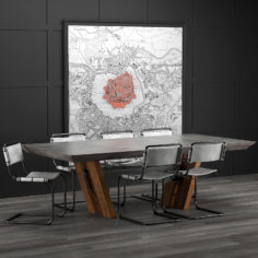 Dining room cocorepublic 3D Model