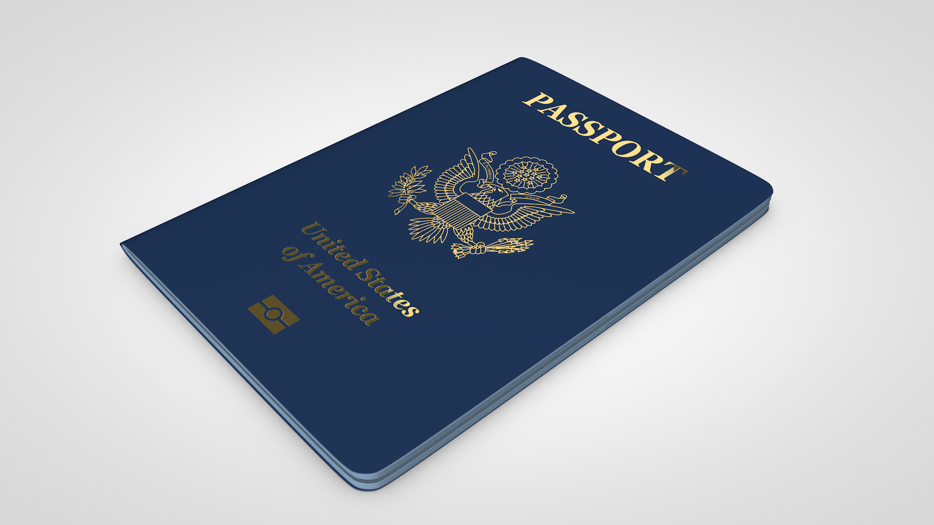 3D Passport model 3D Model