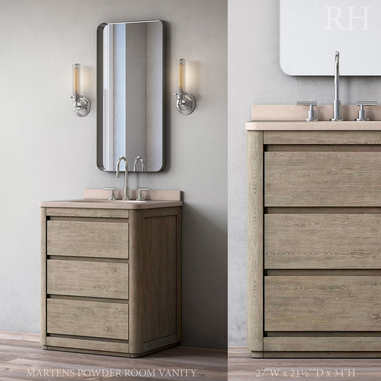 MARTENS POWDER ROOM VANITY 3D Model
