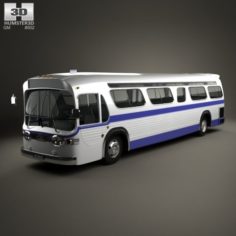 GM New Look TGH-5303 Bus 1965 3D Model