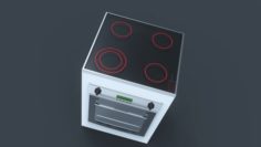 Electric stove 3D Model