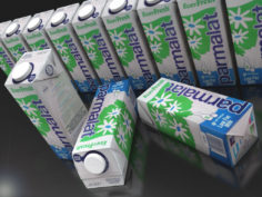 Milk or juice carton 3D 3D Model