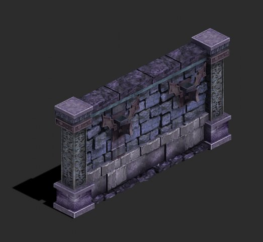 Wicked grave – wall 3D Model