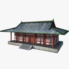 Chinese Palace Low Poly 4 3D Model