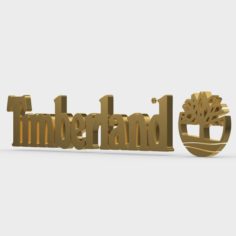 Timberland logo 3D Model