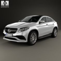 Mercedes-Benz GLE-Class C292 Coupe AMG 2014 3D Model