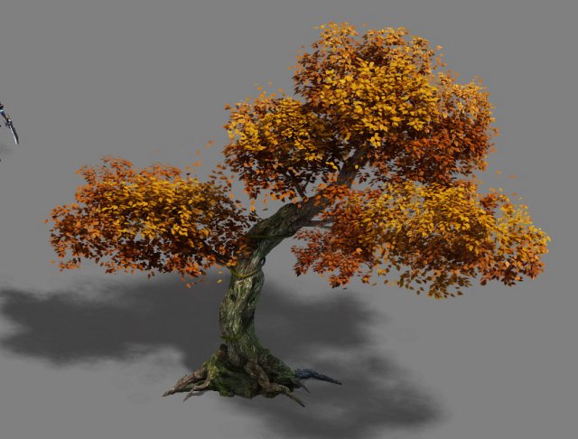 Plant – red tree 02 3D Model