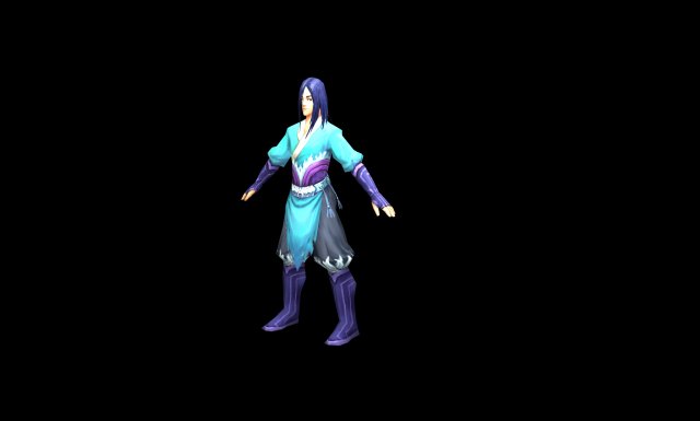 Game Model – Taoist comprehension personas – lay d 3D Model