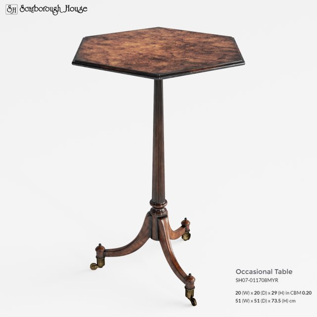Scarborough House Occasional Table 3D Model