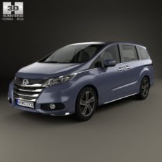 Honda Odyssey Absolute 2013 3D Model