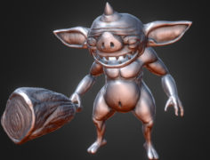 Goblin creature 3D Model