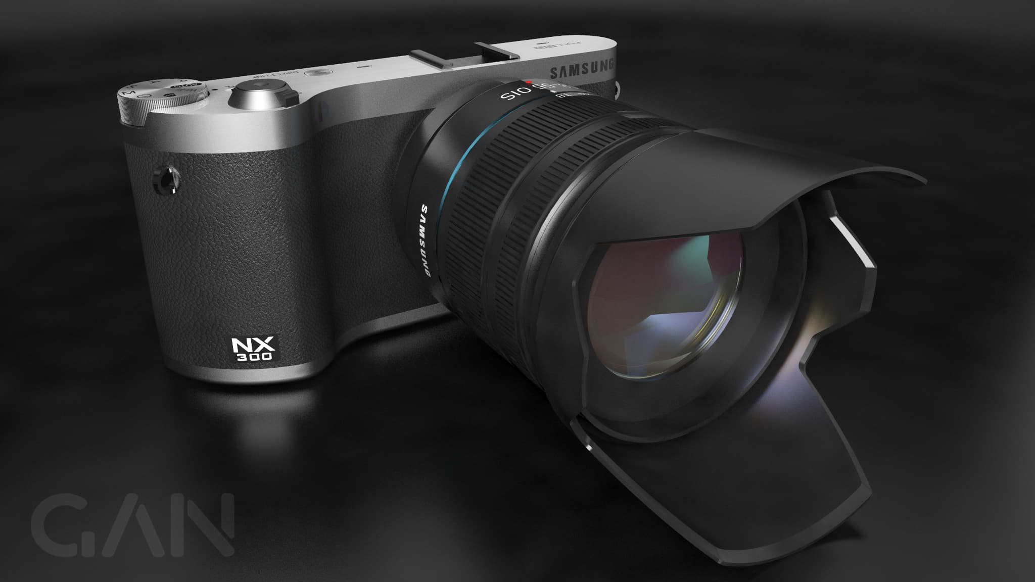 Mirrorless Camera 3D Model