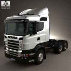 Scania R420 Tractor Truck 3-axle 2009 3D Model