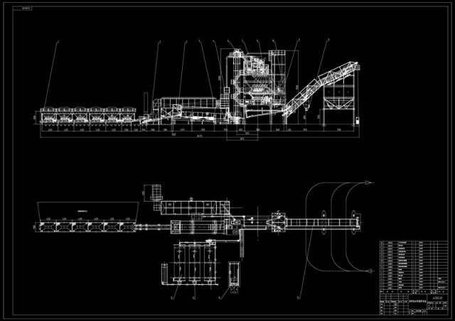 4000 asphalt mixing station drawings Free 3D Model