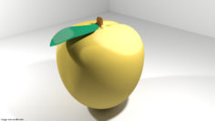 3D Mediterranean Fruit – Apricot 3D Model