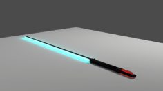 Sci-fi glowing Sword 3D model 3D Model