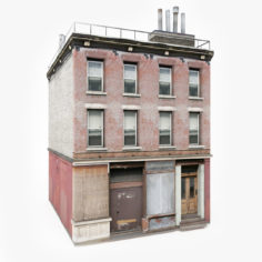 Apartment Building XV 3D Model
